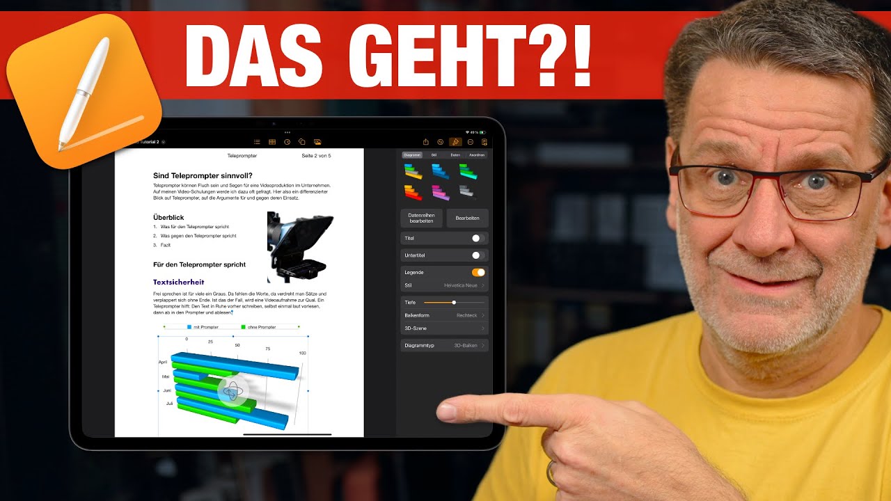Apple Pages für iPad in 15 Minuten lernen - Tutorial