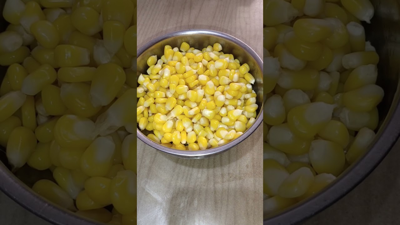 Tried preparing crispy corn for the first time at home😉 || #foodvlog #foodie #trending #ytshort