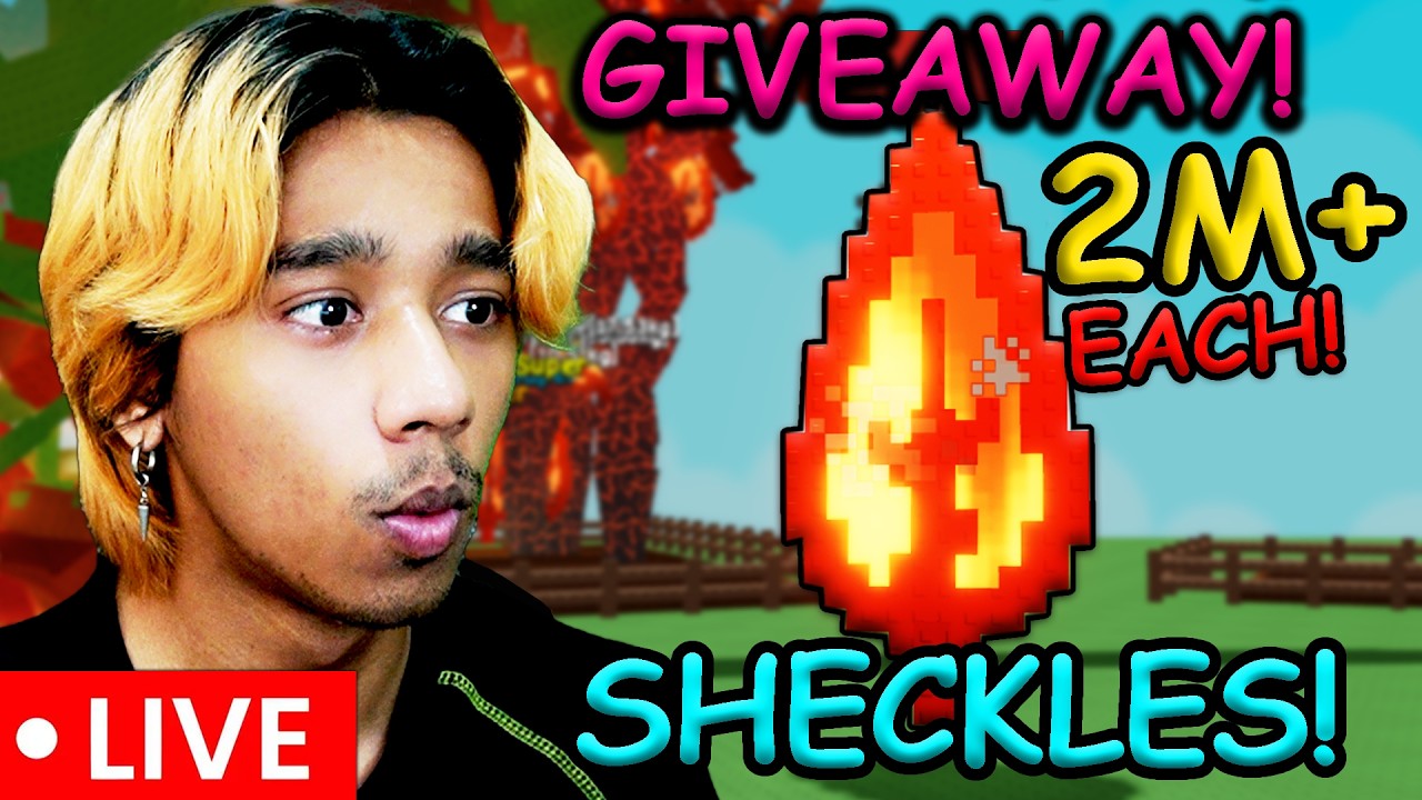 🔴LIVE | GROW A GARDEN 2 GIVEAWAY GIVING 2M+ SHECKLES EACH! | Grow a Garden 2 Live Sheckles Giveaway