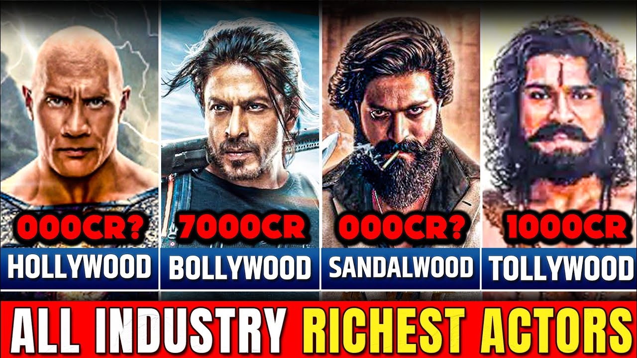 Top 10 Richest Actors Of All Film Industry In The World 😱
