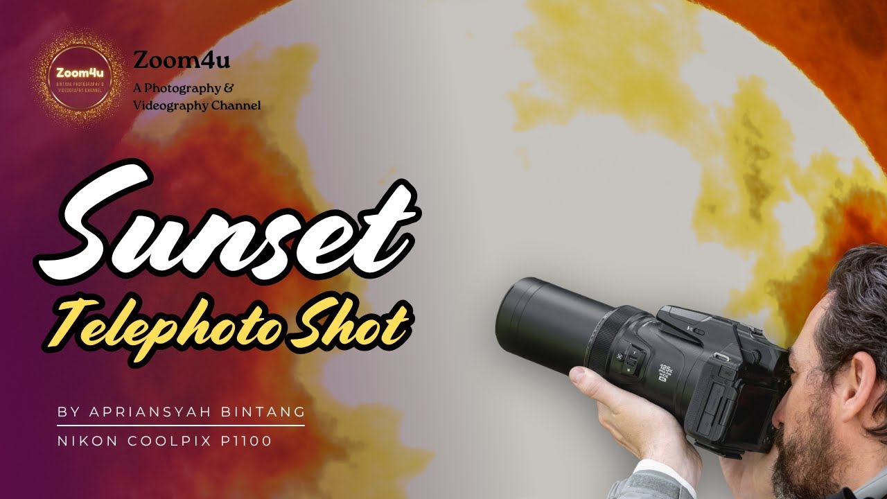 Zoom Matahari Terbenam (NIKON Coolpix P1100) #sunsetphotography  #Nature #photography  #nikon
