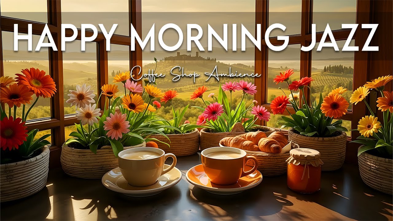 Happy Morning Jazz☕ March Bossa Nova Instrumental & Relaxing Jazz Cafe Music for Studying.