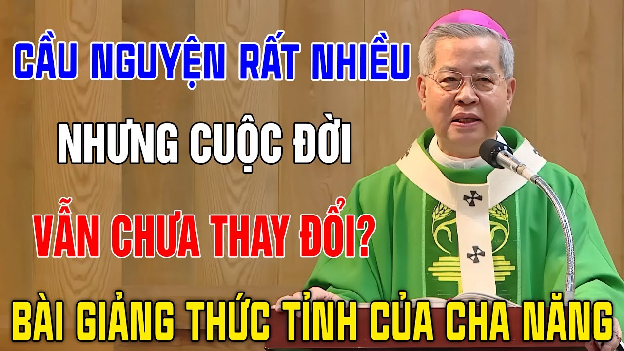 Bạn Cầu Nguyện Nhiều Nhưng Cảm Thấy Cuộc Đời Vẫn Chưa Thay Đổi Gì ? Bài Giảng Thức Tỉnh Của Cha Năng