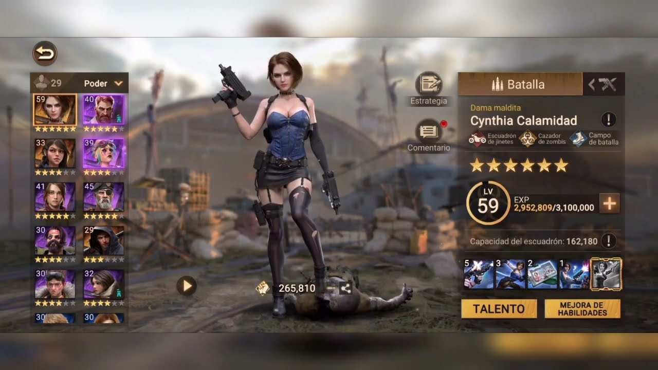Doomsday last survivors: especializarse en un tipo de escuadrón.