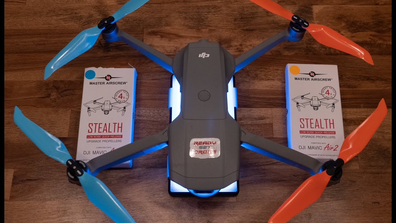 Mavic Air 2 + Stealth Master Airscrew Props = Less Noise?
