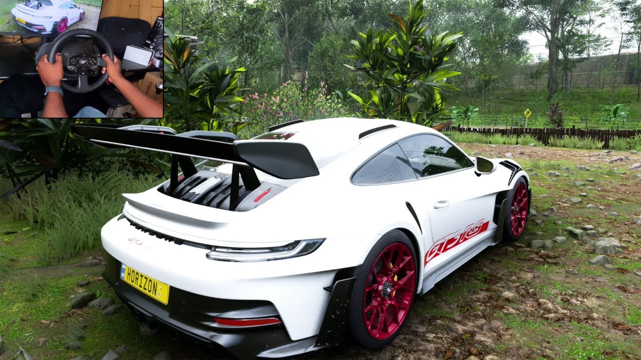 Porsche 911 GT3 RS - Forza Horizon 5 | Thrustmaster T300RS Steering Wheel