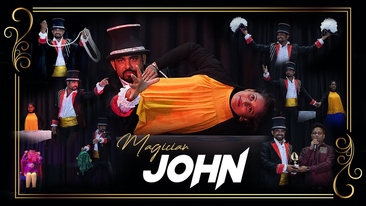 MAGICIAN JOHN AT MAGIC WORLD ANNUAL PROG-23 / M-6292290960 / RANAGHAT MAGICIAN /T CUT ILLUSION MAGIC