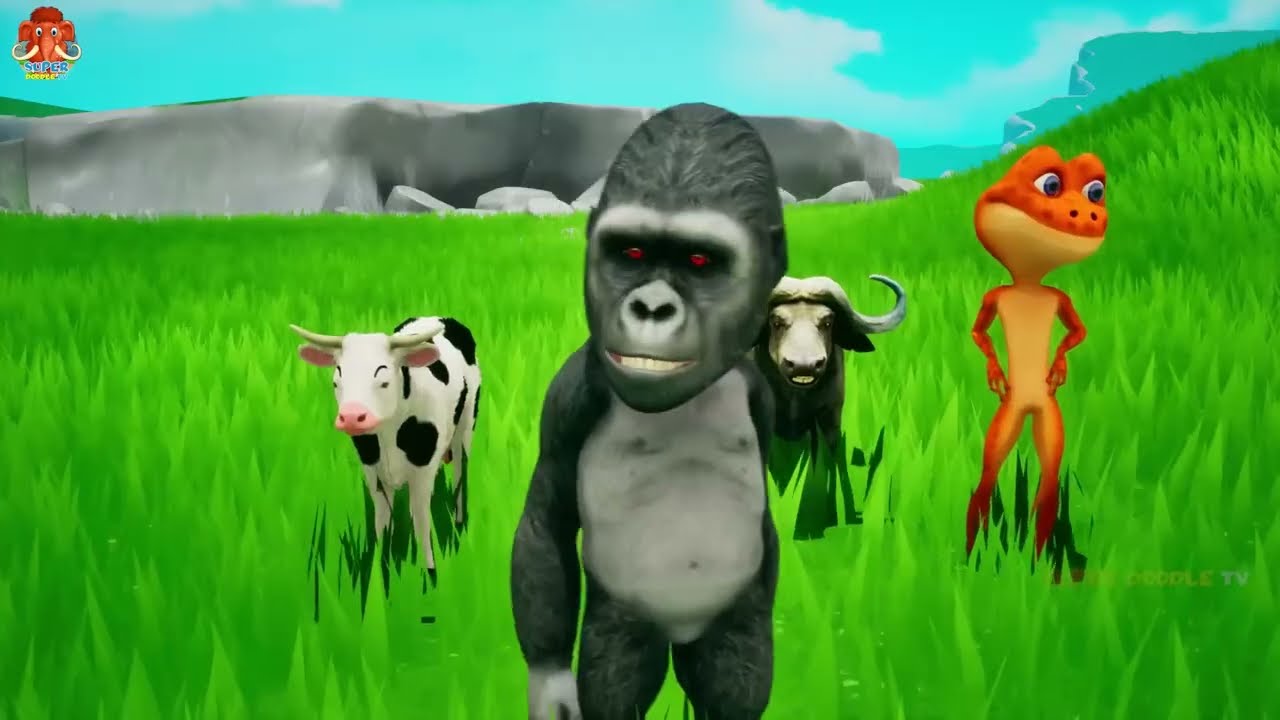 10 Zombie Elephant Cow vs Giant Dinosaur  | 3D fictional animal models