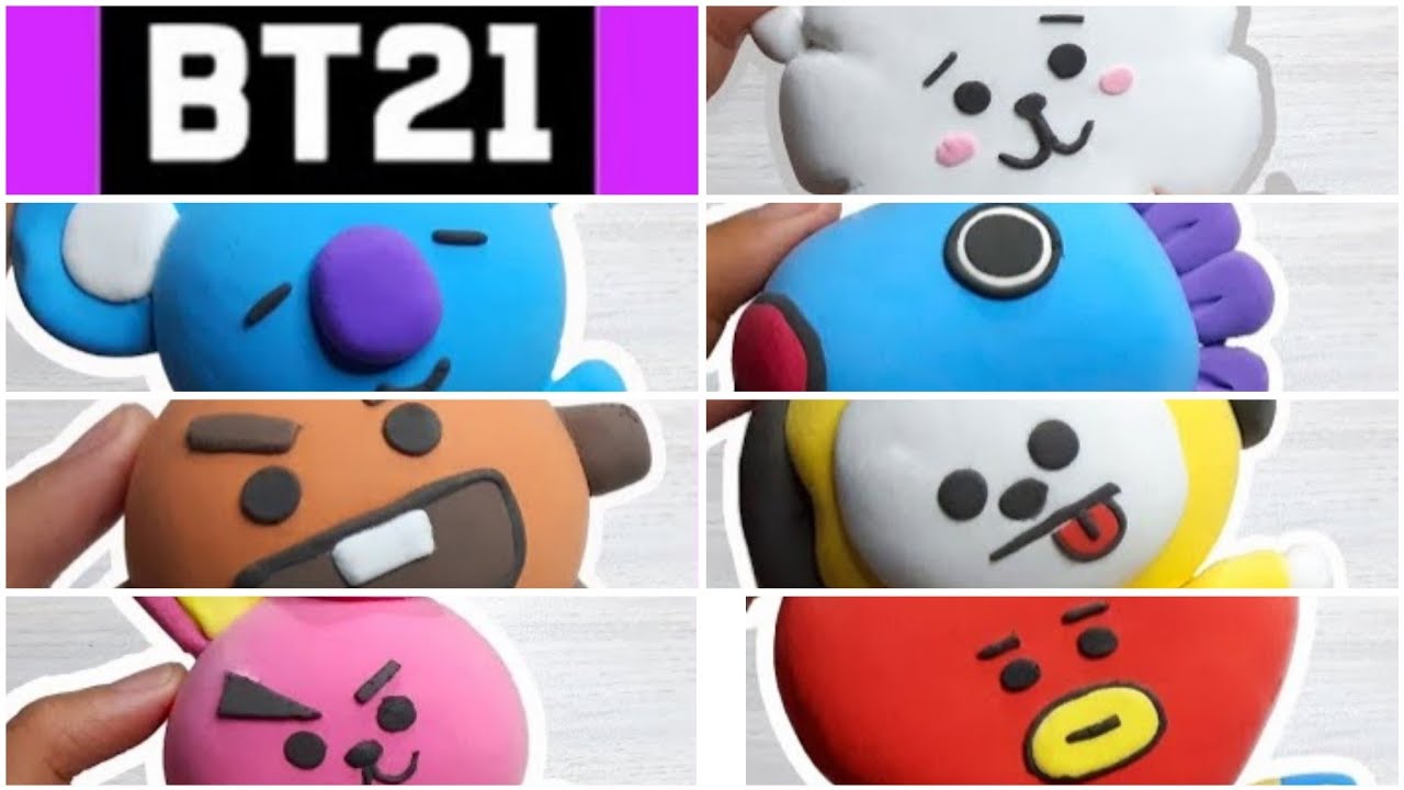 BT21 Clay Art Compilation
