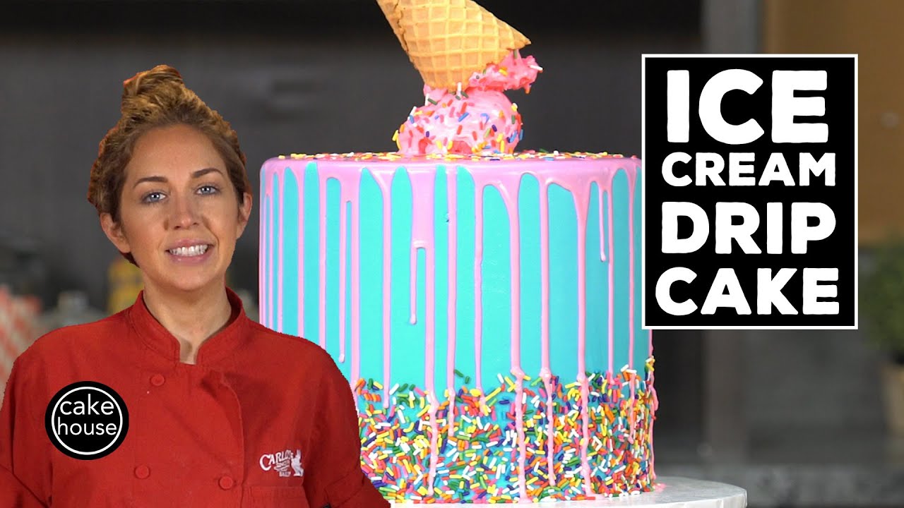 Yummy Ice Cream Drip Cake | Becky's Workbench Ep07