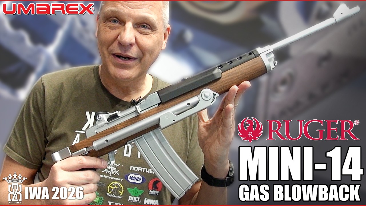 Umarex / VFC Ruger Mini-14 Folder Stainless A-Team Gun Airsoft IWA2026