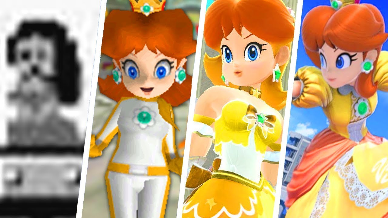 Evolution of Princess Daisy Outfits (1989 - 2018)
