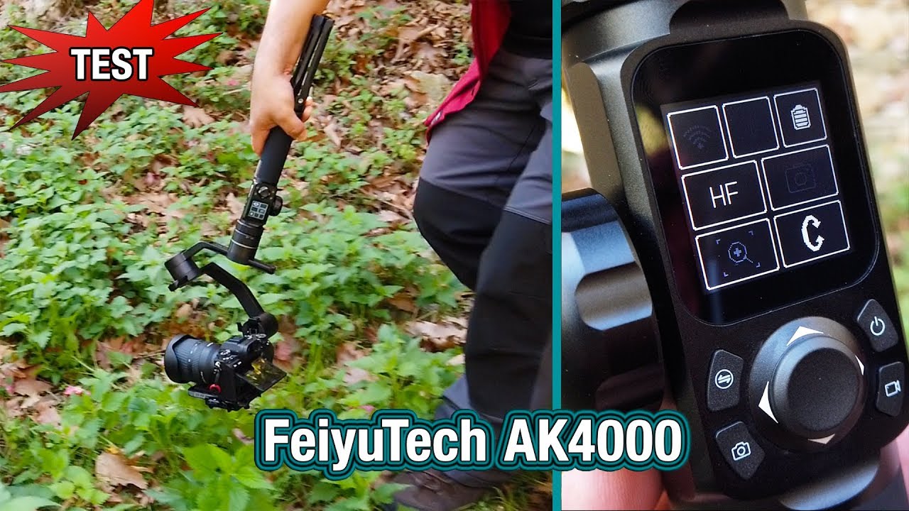 FeiyuTech AK4000 Gimbal İnceleme - Feiyutech AK4000 Gimbal Review