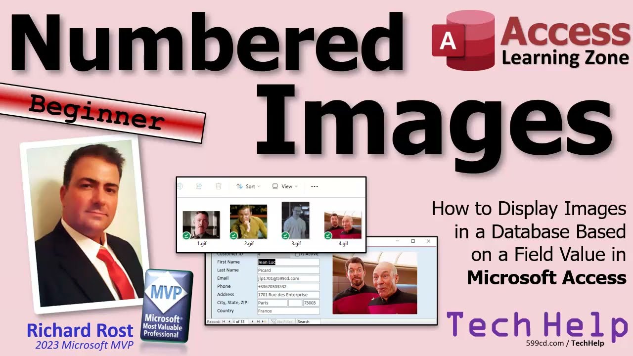 How to Display Numbered Images in a Database Based on a Field Value in Microsoft Access