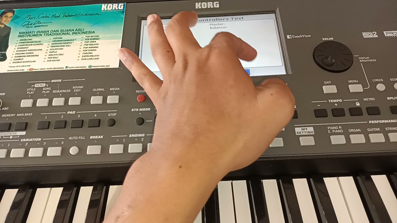 Cara tes Korg Pa 600 bekas yang mau dibeli, agar tidak salah pilih
