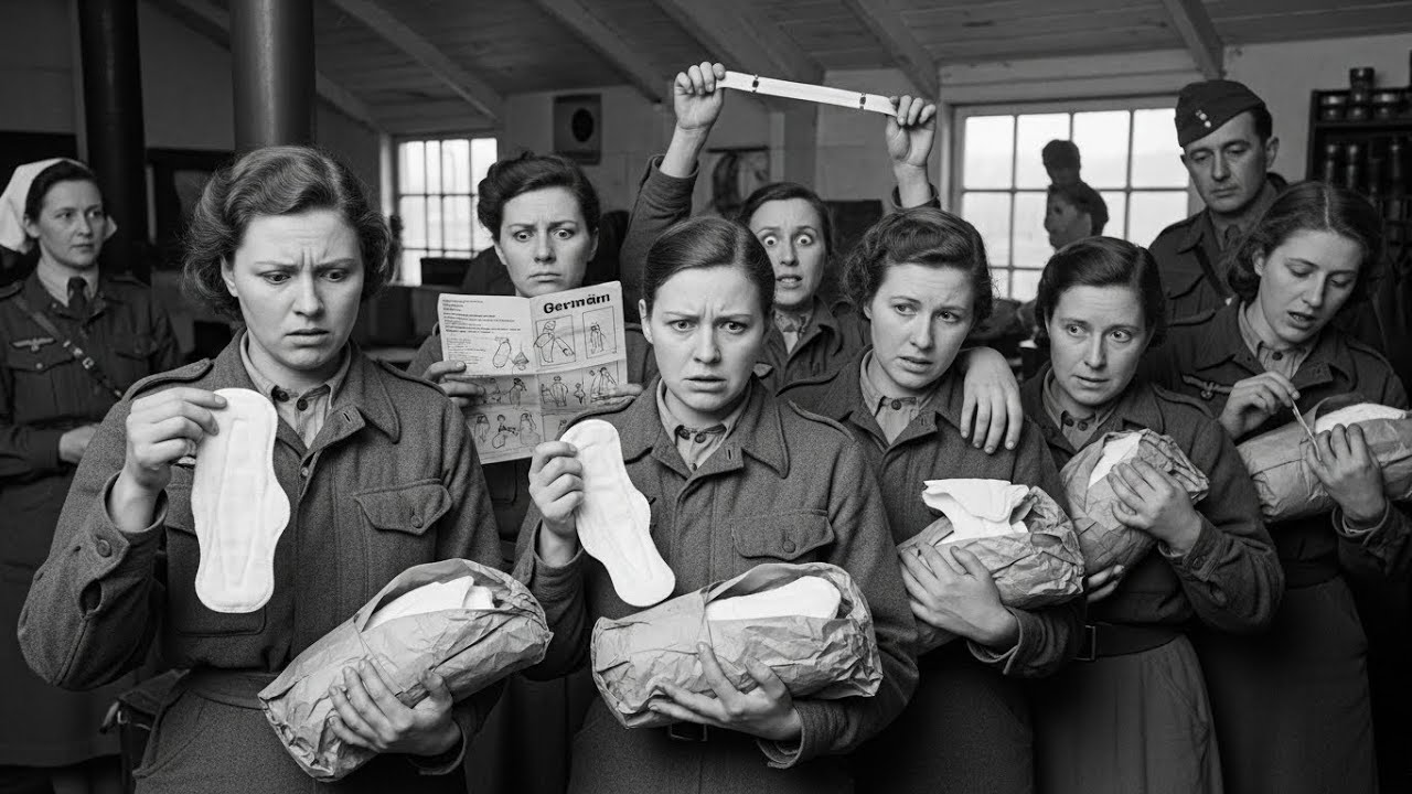 When British Guard Gave German POW Women Hygiene Supplies — Their Confused Reaction Stunned the Camp