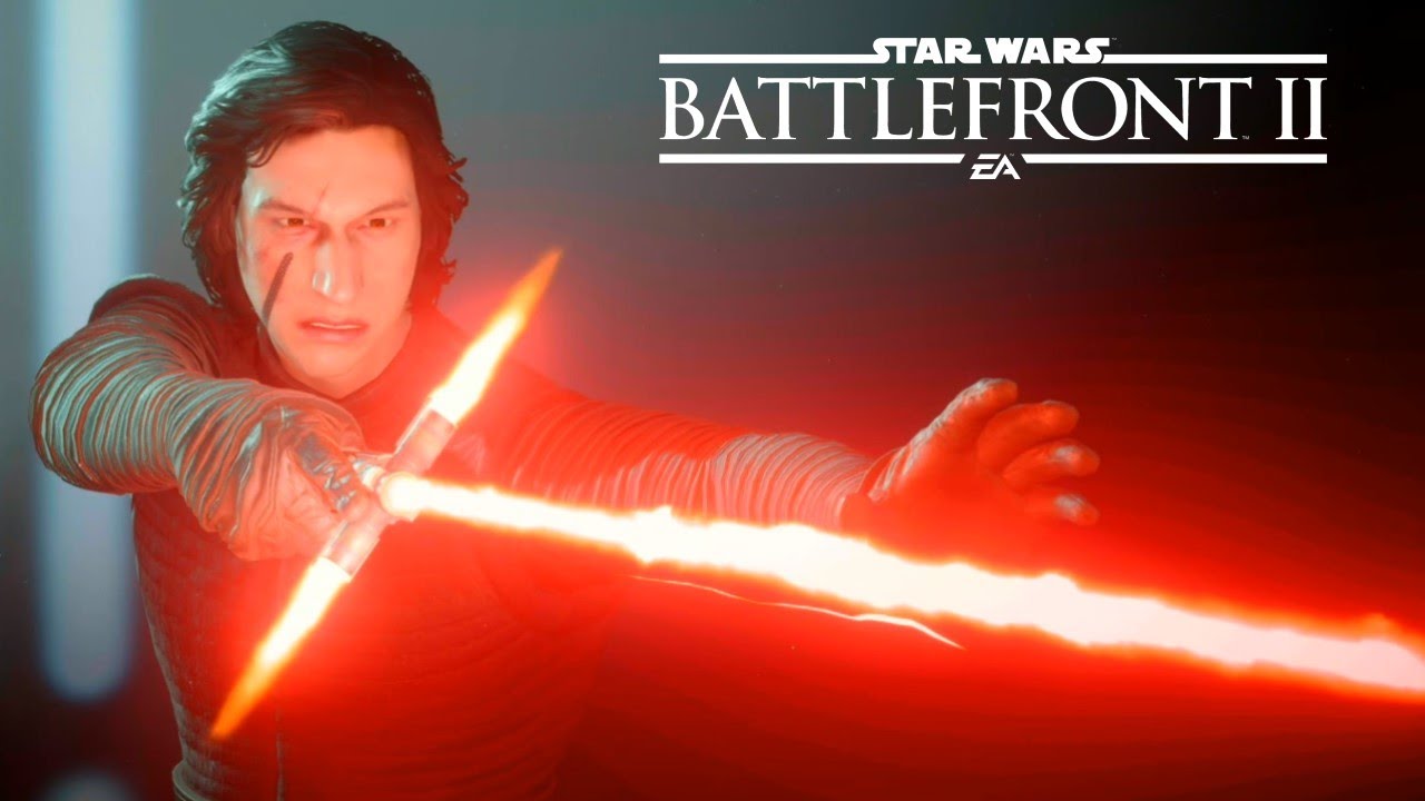 Kylo Ren Lightsaber Duels! Star Wars Battlefront 2