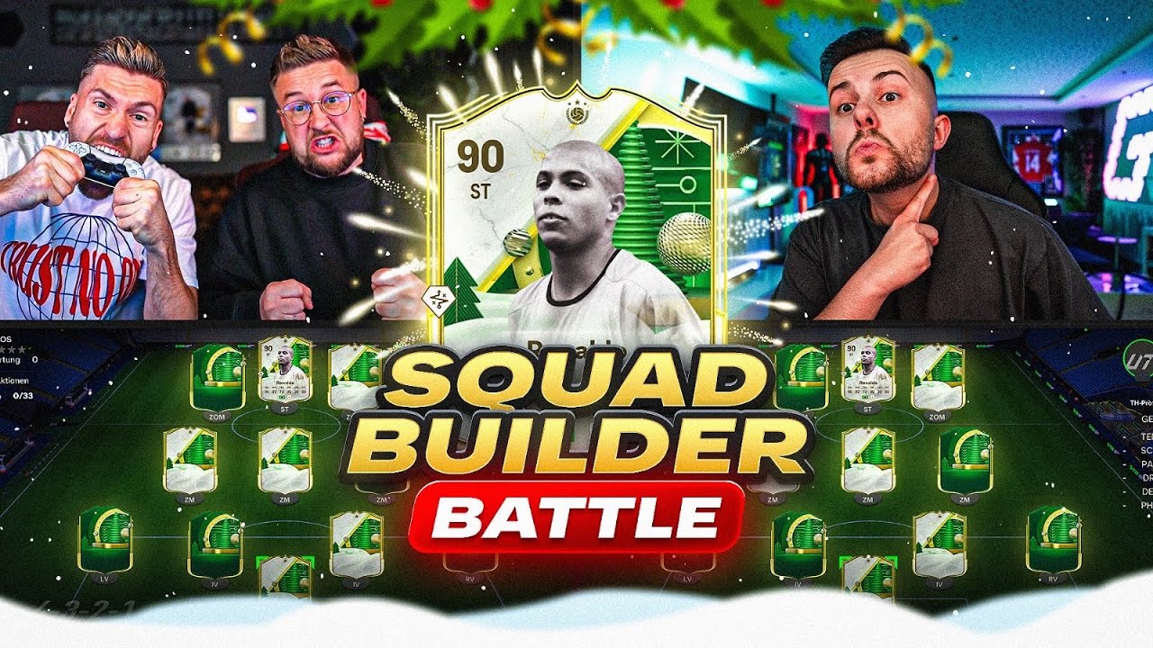 Frohe Weihnachten .. 😱😂 Winter Wildcard ICON RONALDO „R9“ Squad Builder Battle VS @GamerBrother 🇧🇷