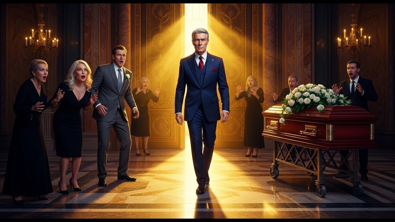 Dying Billionaire Walks Into His Own Funeral—Unaware the wife never Loved him