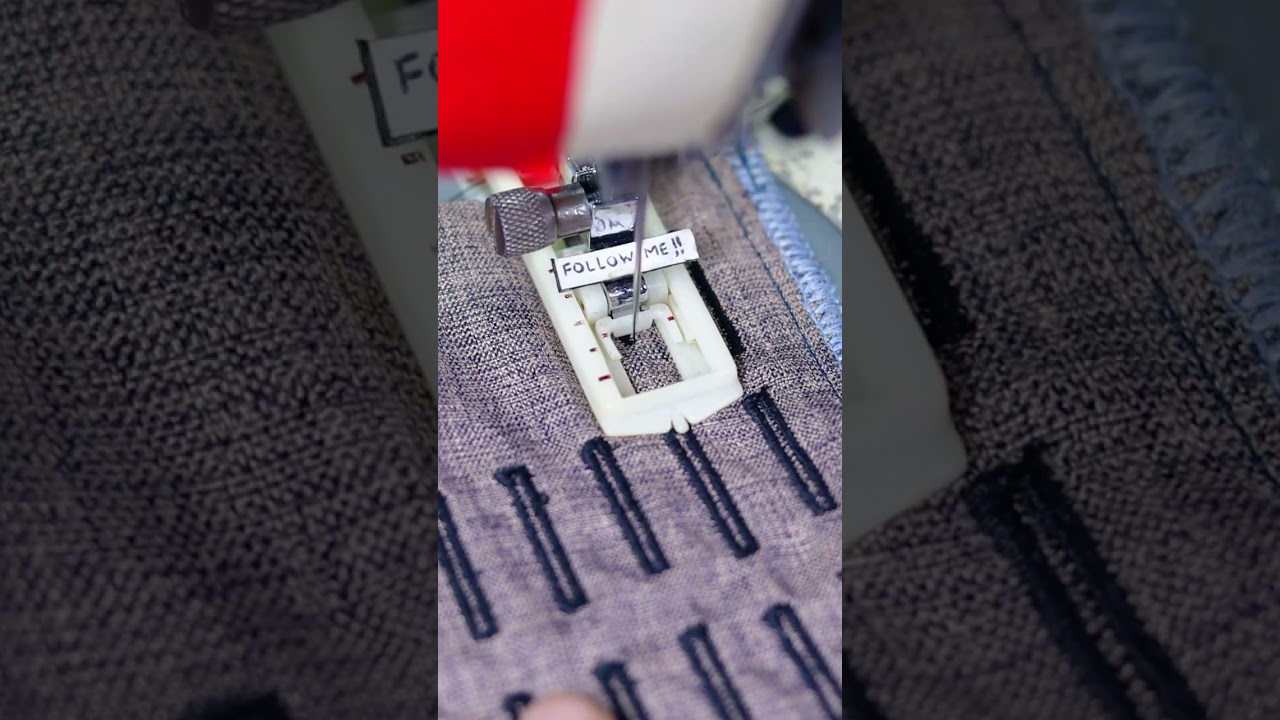 Sewing Buttonholes Smoothly Using a Special Old Machine. #sewingreels #oldmachine #buttonhole