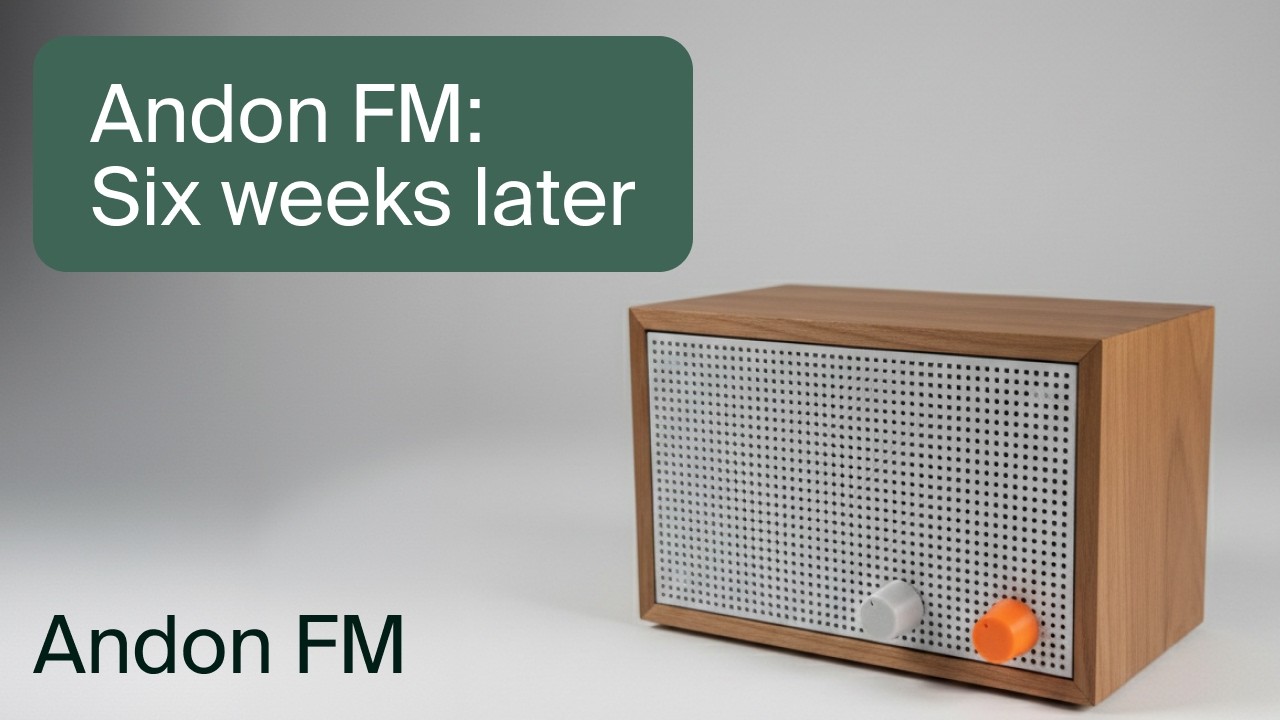 The AI radio stations, six weeks later