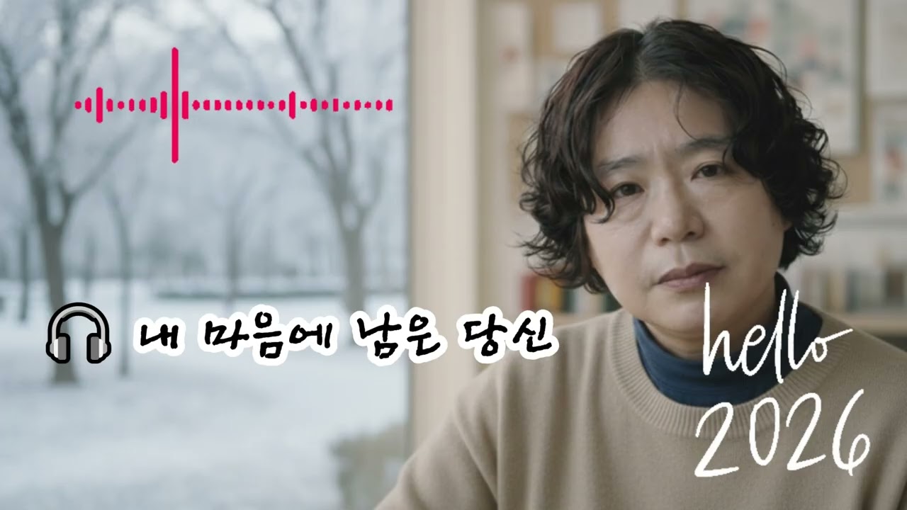 🎧 내 마음에 남은 당신 🌟멀어지는 뒷모습 눈물로 지우며가슴속 깊은 곳에 당신을 묻습니다사랑했습니다