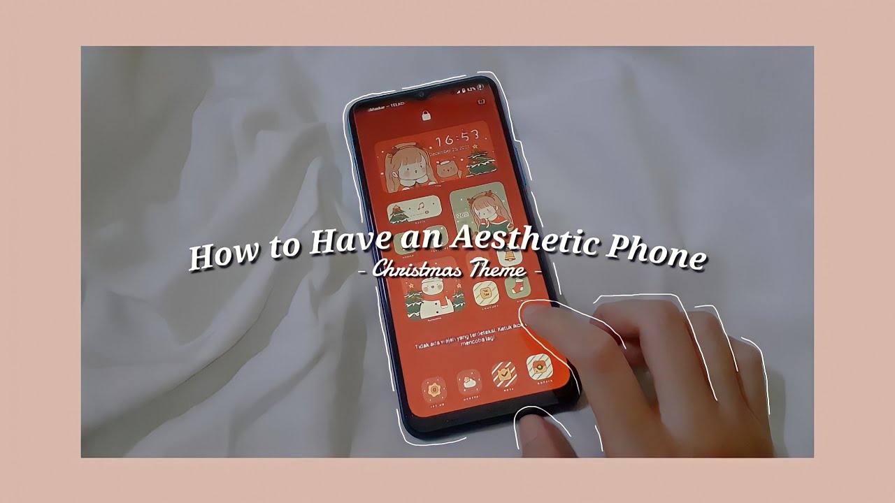 🎄How to have an aesthetic phone with Christmas themes | Vivo Y20⛄