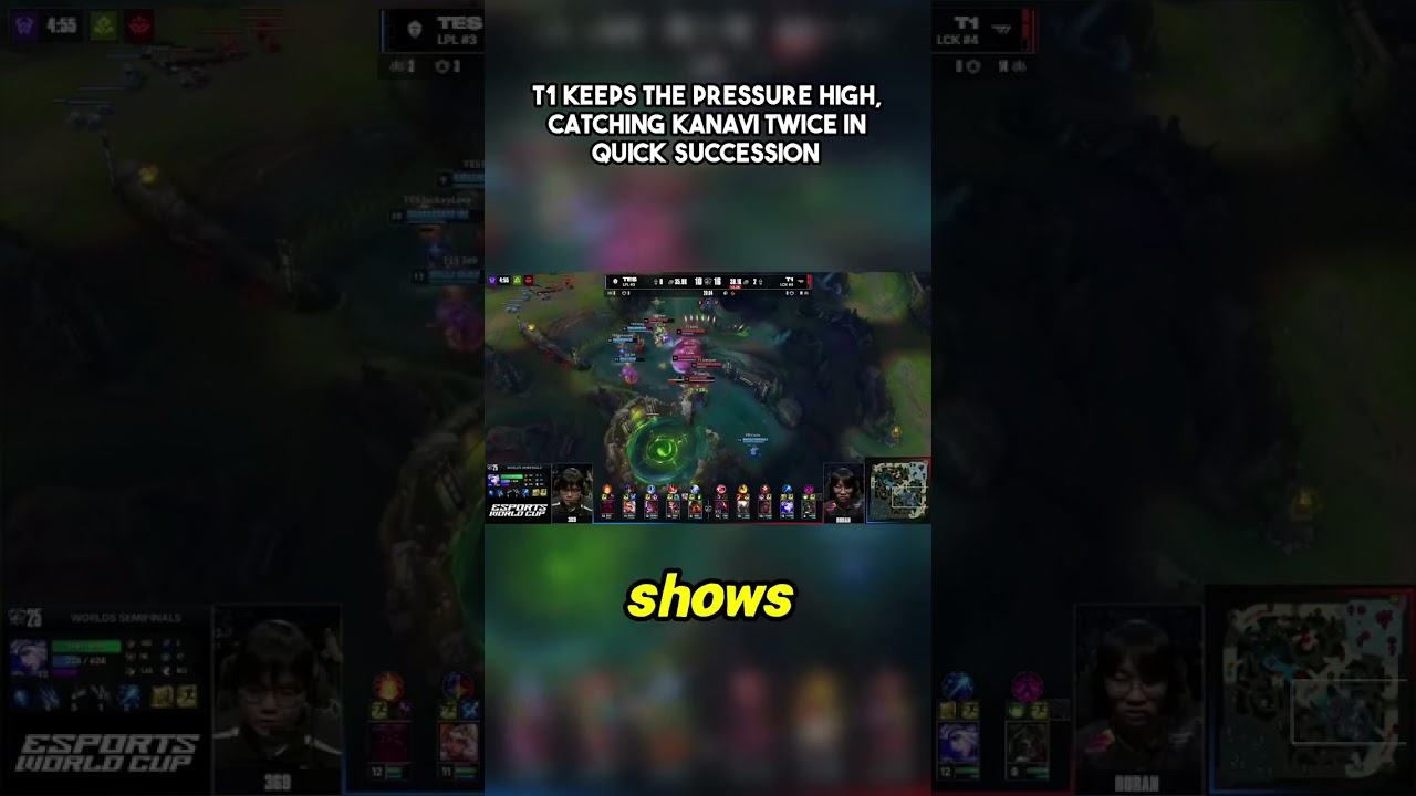 T1's Relentless Hunt: Kanavi Catches a Double Dose of Pain! 🤯