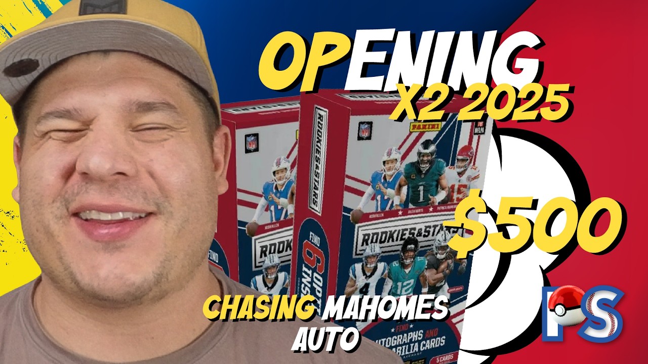 $500 Panini Rookies & Stars Rip – Chasing Mahomes