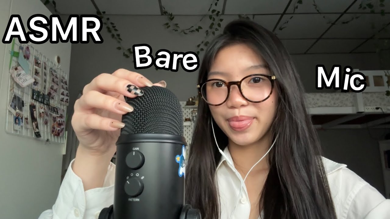 ASMR|Bare Mic Scratching/Tapping