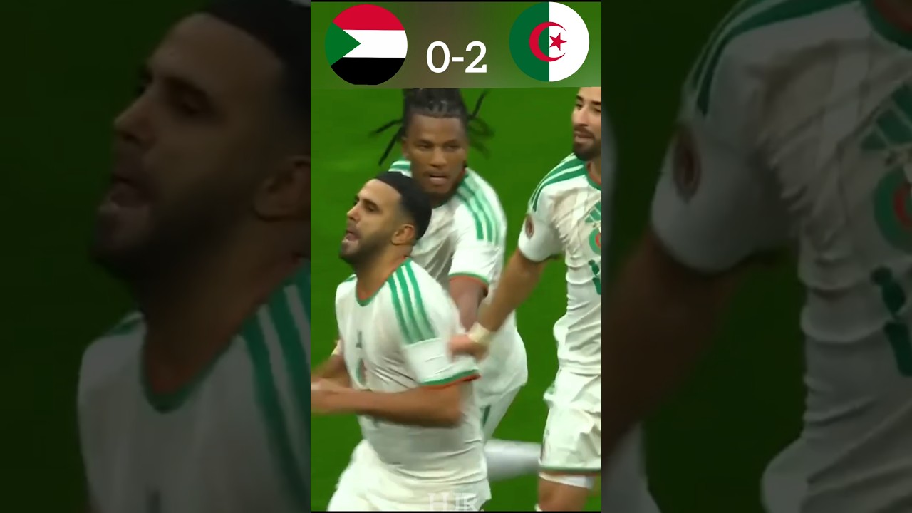 Sudan vs Algeria 3-0 🤯🔥 
