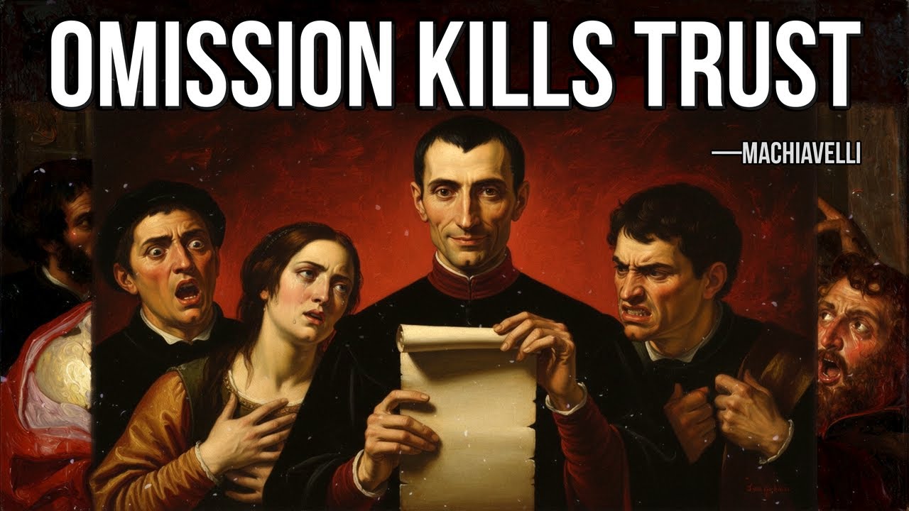 The DARK Truth About Omission That DESTROYS Your Trust - Machiavelli