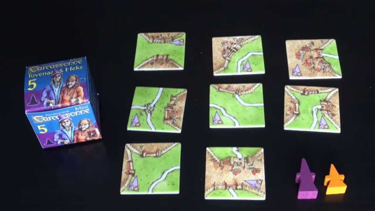 Carcassonne - mini uitbreiding 5 - Tovenaar & Heks