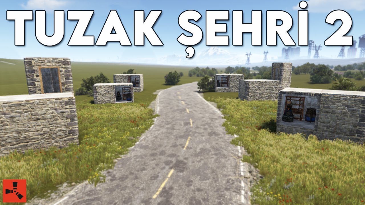 TUZAK EVLERDEN OLUŞAN BİR ŞEHİR İNŞA EDEREK GELİŞMEK ! RUST T&uuml;rk&ccedil;e Solo