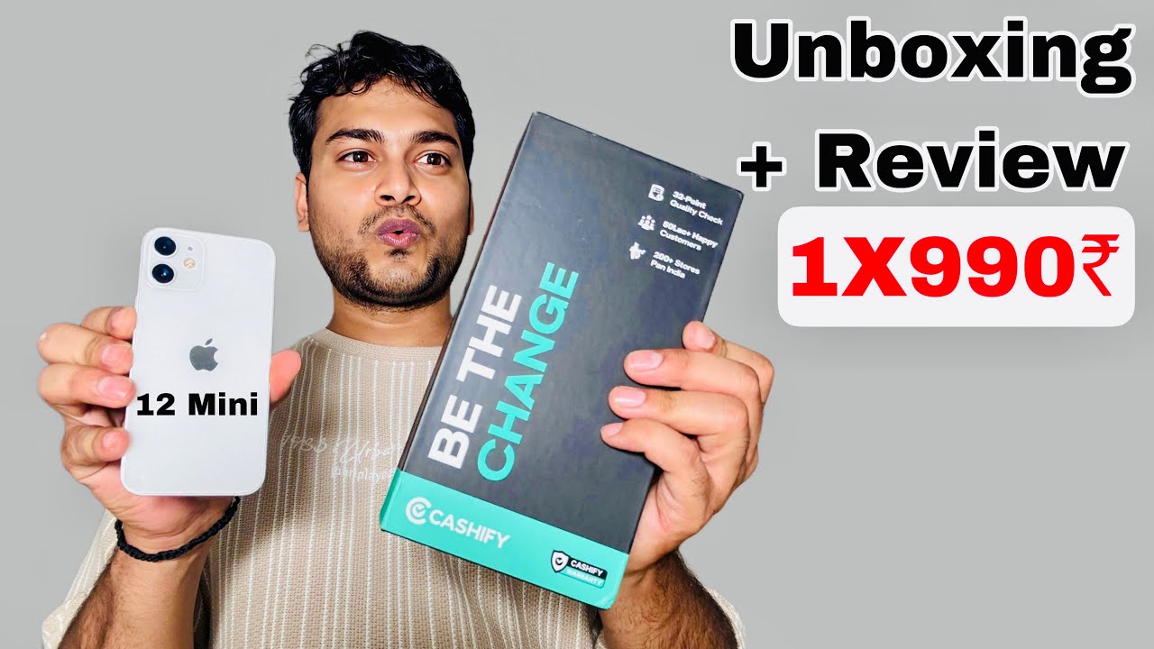 iPhone 12 Mini Unboxing From Cashify | Refurbished iPhone Honest Review 🔥