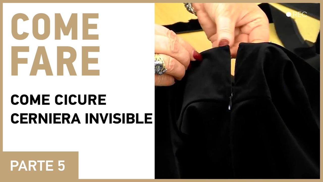 Come cucire cerniera invisibile. Gonna in velluto. Parte 5