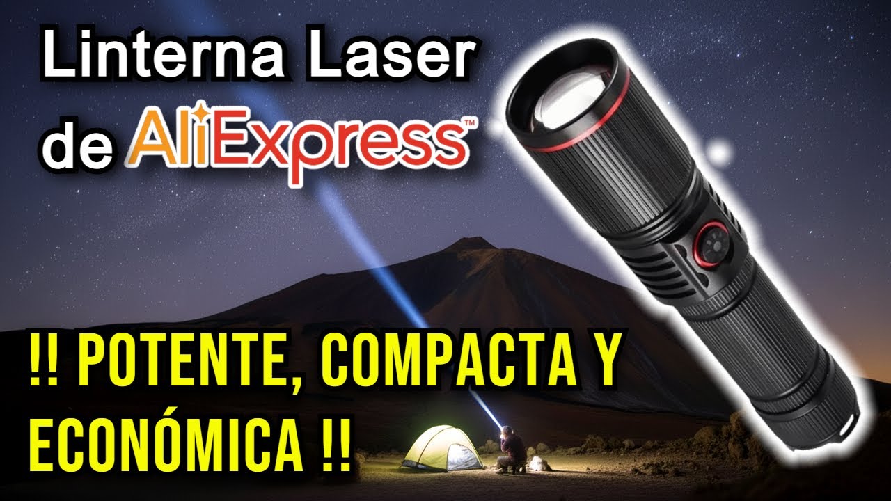 Linterna Láser muy potente y económica
