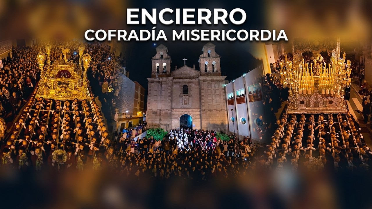 ▶️ ENCIERRO COFRADÍA MISERICORDIA 🎵 RETRETA FLOREADA 🎵 SEMANA SANTA MÁLAGA ✝️