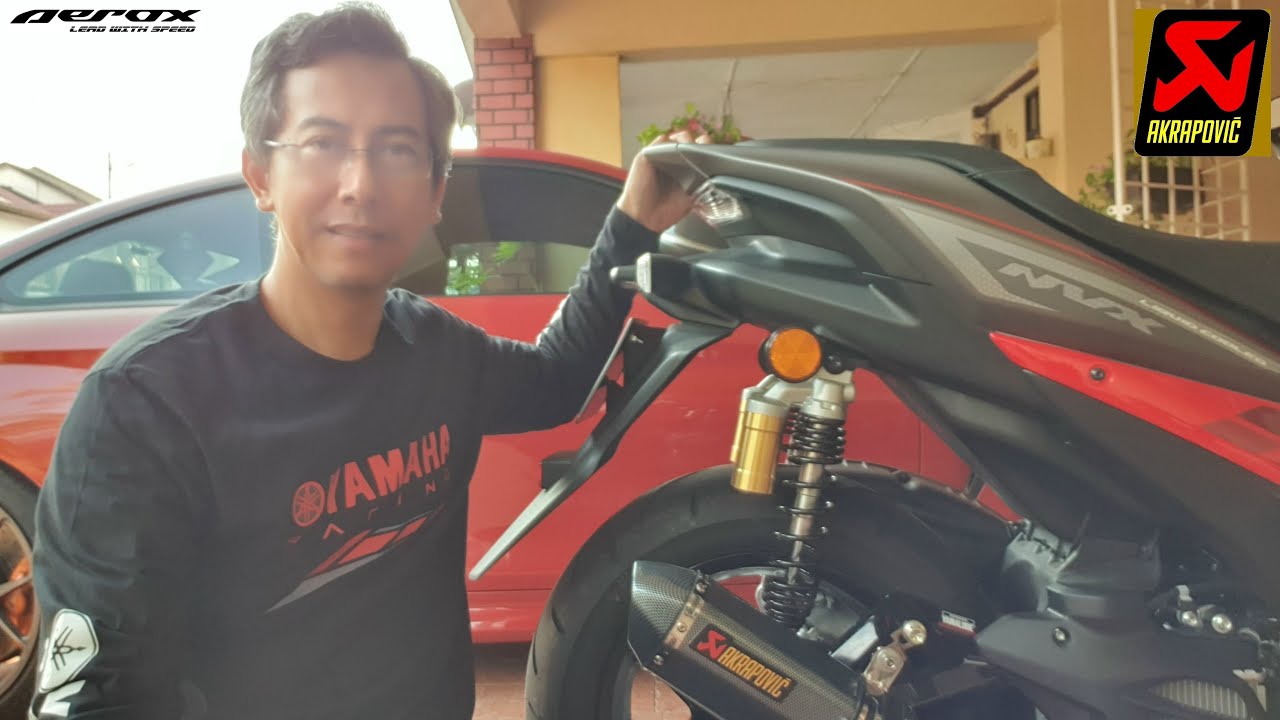 Installing Akrapovic Exhaust 💥 and Some Cool Mods ✨ on My Yamaha NVX 🛵 ★Urban Rider★ ★Road Safety★