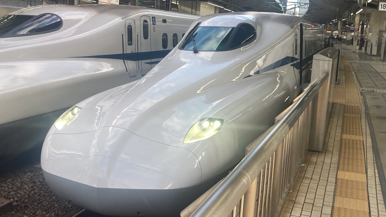 新幹線のぞみ11号N700S車窓(右)東京→岡山/ 東海道・山陽新幹線 東京730発(博多行)[Japan]Train(Shinkansen)Window View | Tokyo - Okayama