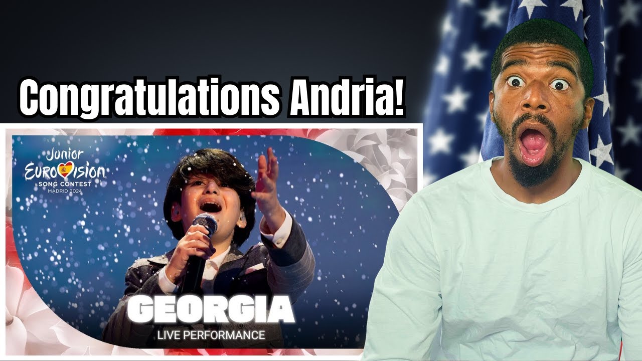 Andria Putkaradze - To My Mom (LIVE) | Georgia 🇬🇪 | Junior Eurovision 2024 | American Reacts