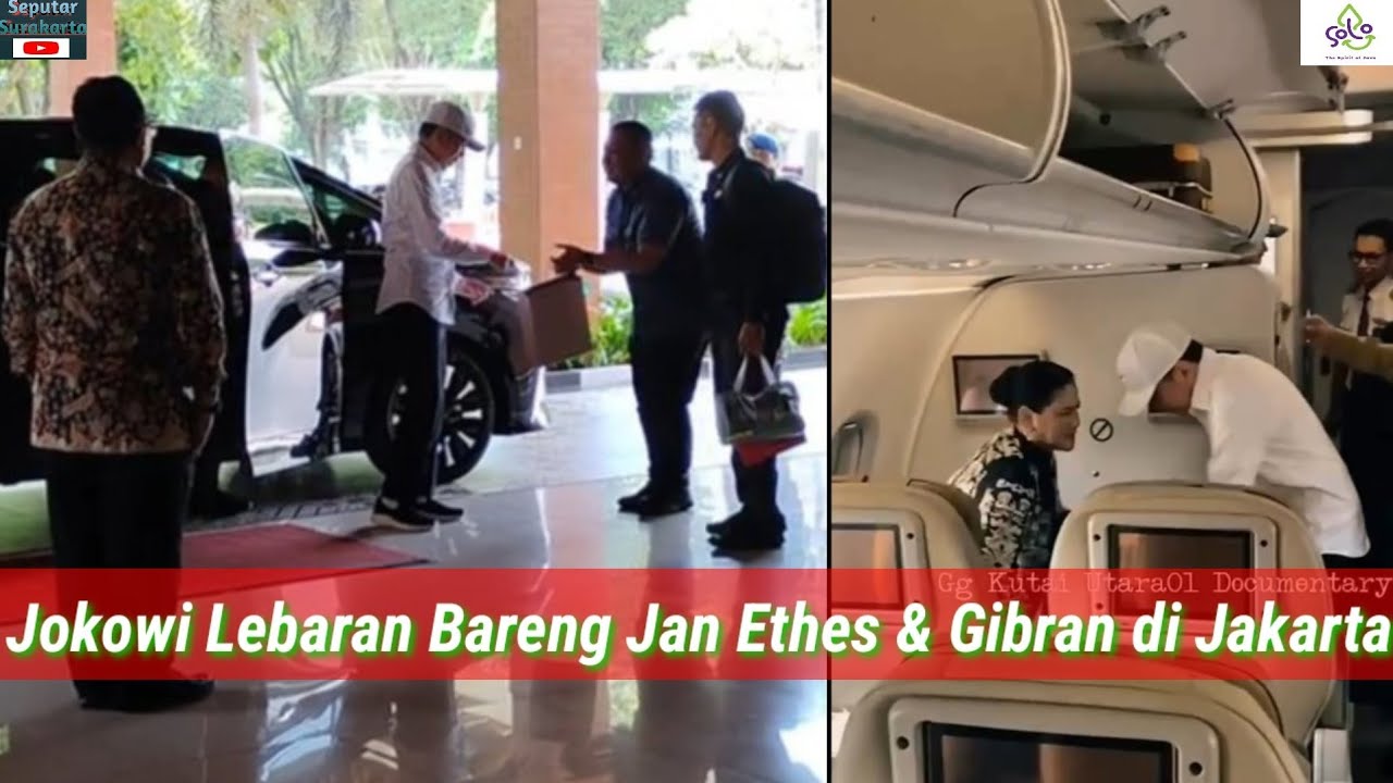 Jokowi & Iriana Akhir Ramadan Bagikan Parcel Petugas Bandara, Lebaran Bareng Gibran Ethes di Jakarta