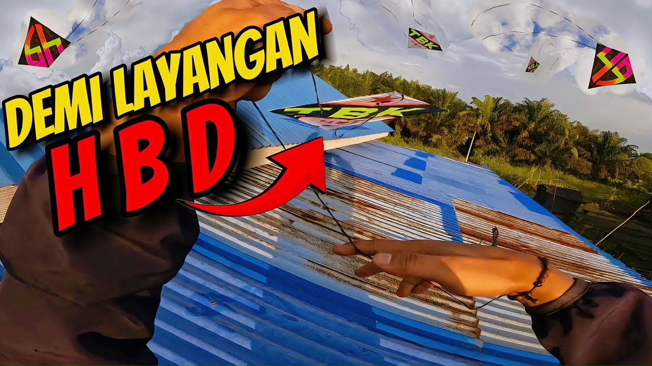 HAMPIR DIAMUK WARGA KARENA PANJAT ATAP RUMAH DEMI LAYANGAN BERLOGO HBD‼️