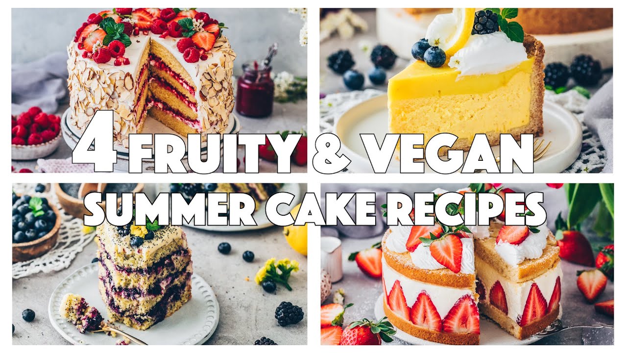 Die Besten Veganen Kuchen und Torten Rezepte für den Sommer!