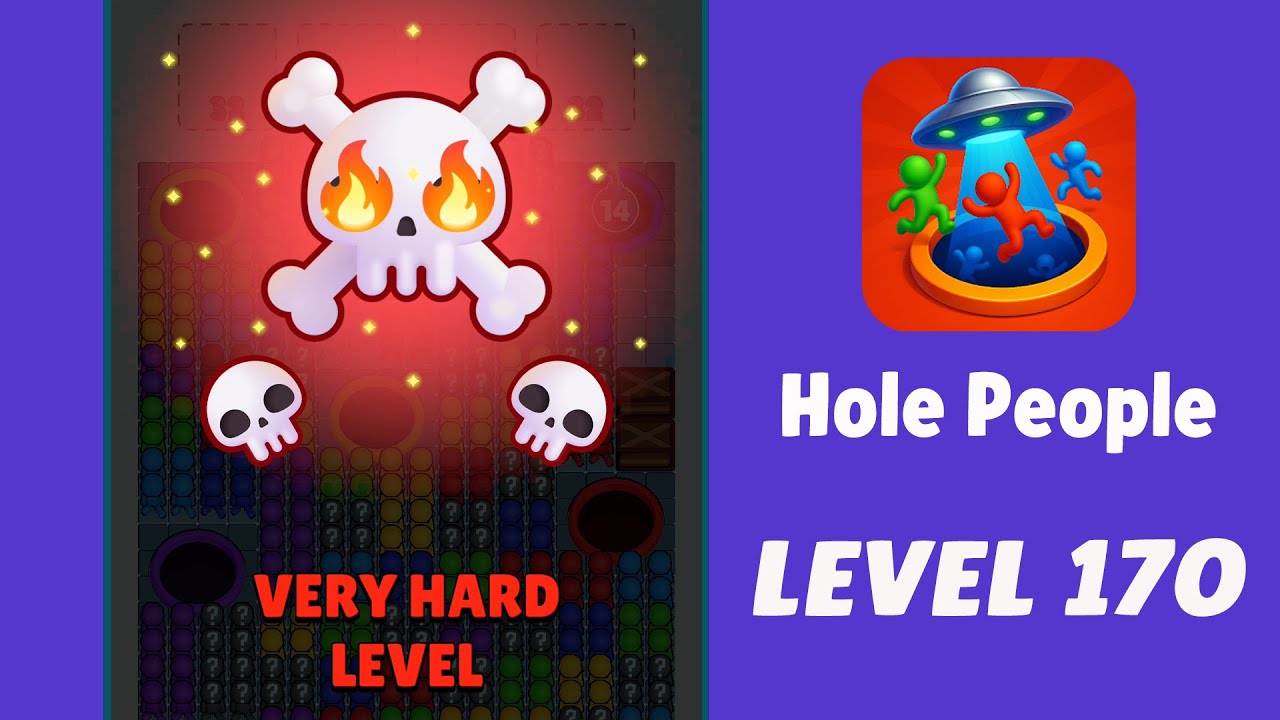 Hole People Level 170 Walkthrough | Gameplay Solution