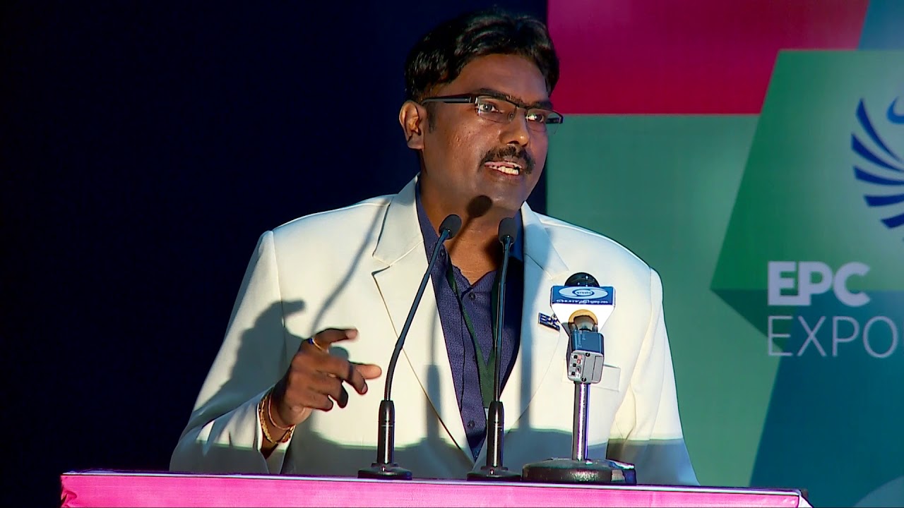 Mr.  K. Thirupathi Rajan - EPC Chairman - Export Summit 2019 -  - Welcome Speech