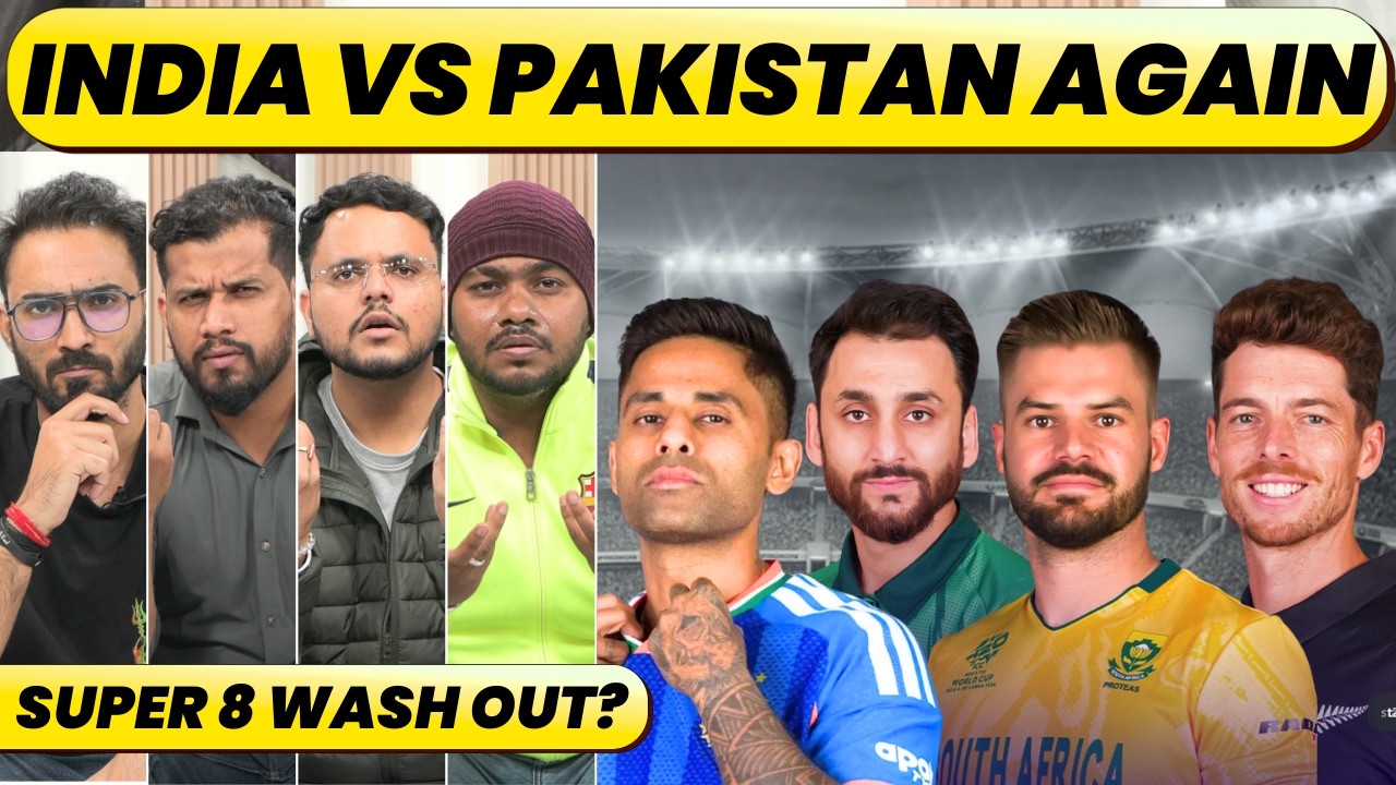 🔴INDIA VS SA TO DECIDE THE SEMIS, PAKISTAN'S WASHOUT VS NZ. INDIA VS PAKISTAN IN KNOCK OUT?