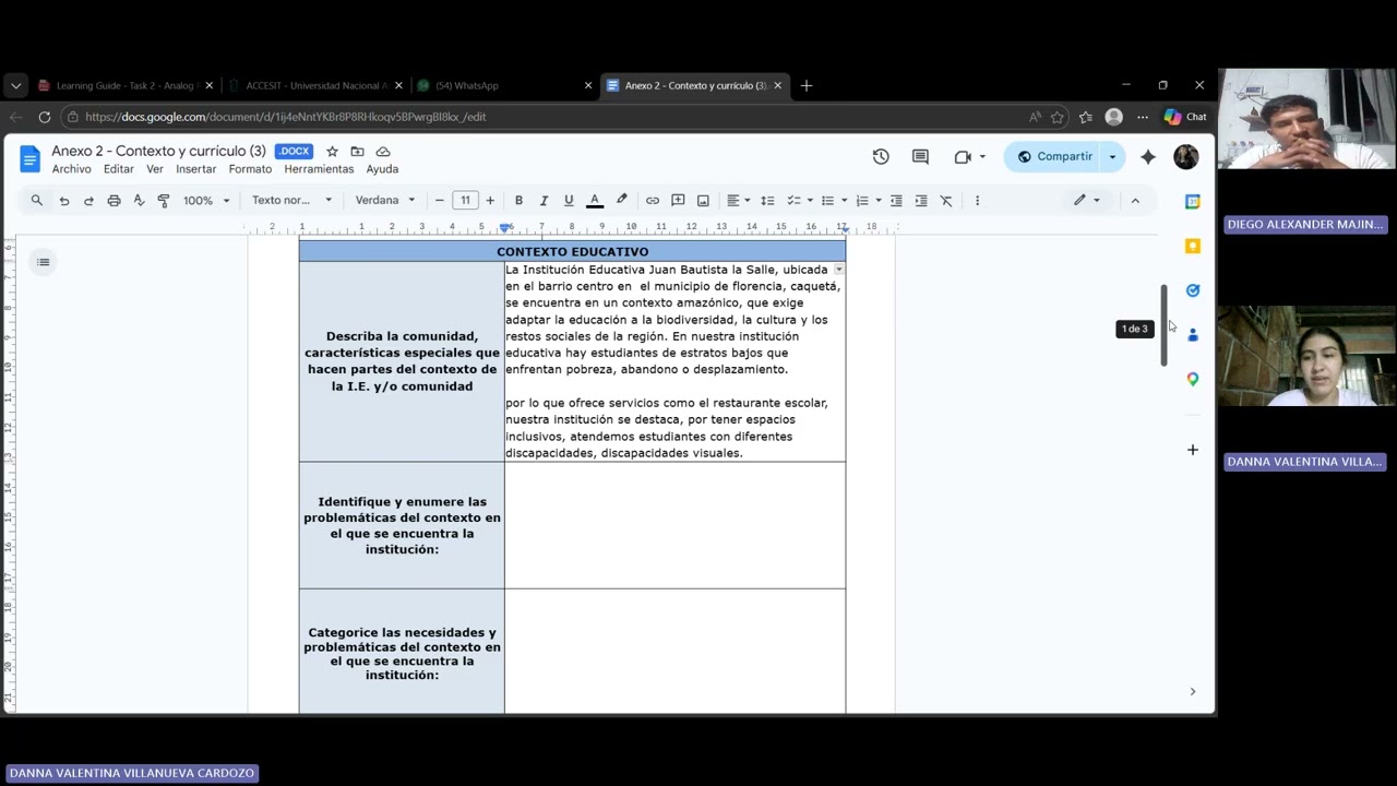 Fase 2 - Componente práctico - Contexto y currículo - Enfoques Curriculares
