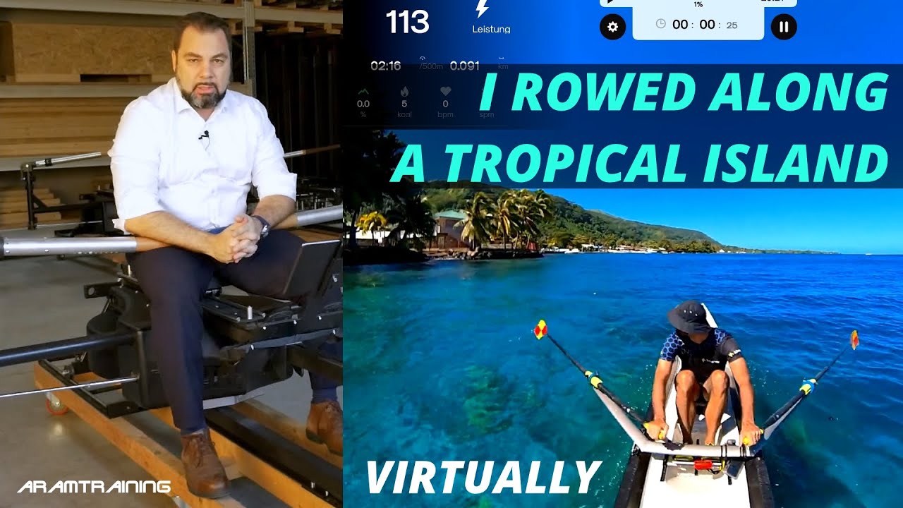 I rowed along a tropical island while being in Austria - a quick first look at @KinomapApp