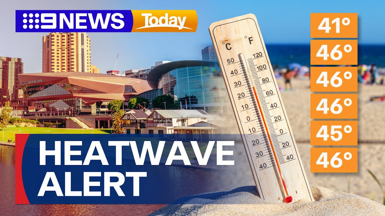 Heatwave weather alert set for South Australia | 9 News Australia